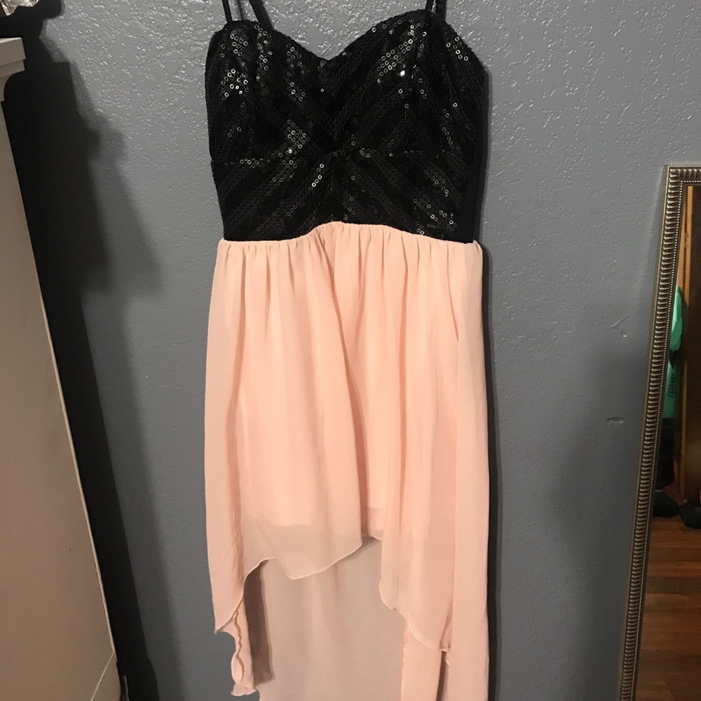 high-low dress